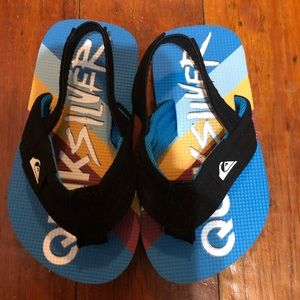 Quicksilver flip flops. Brand new never worn.